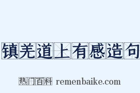 镇羌道上有感造句是什么意思的图片